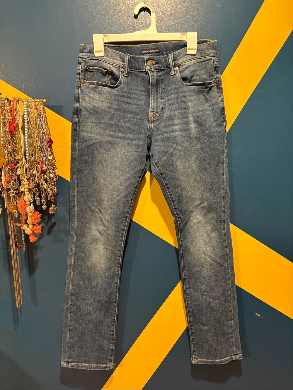 Lucky Brand Medium Wash High Rise Skinny Jeans EUC